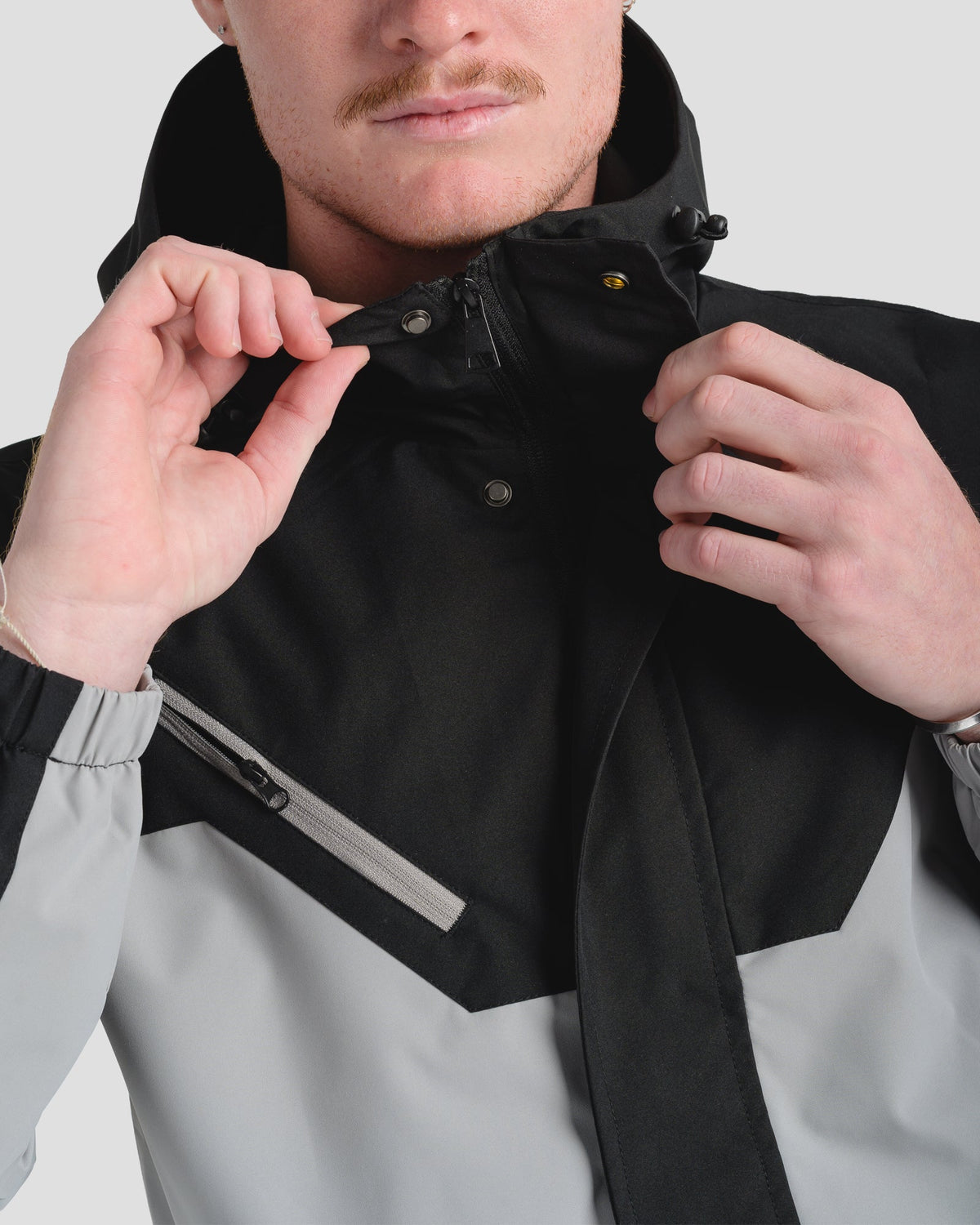 NORDIC SHELL JACKET - BLACK