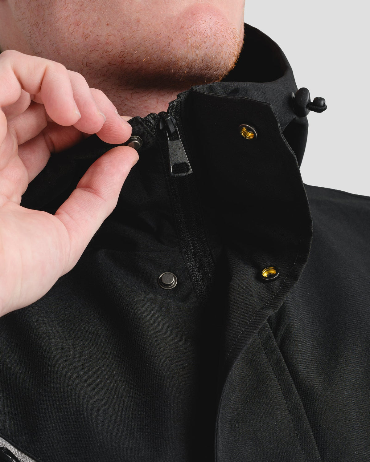 NORDIC SHELL JACKET - BLACK