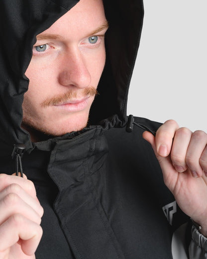NORDIC SHELL JACKET - BLACK