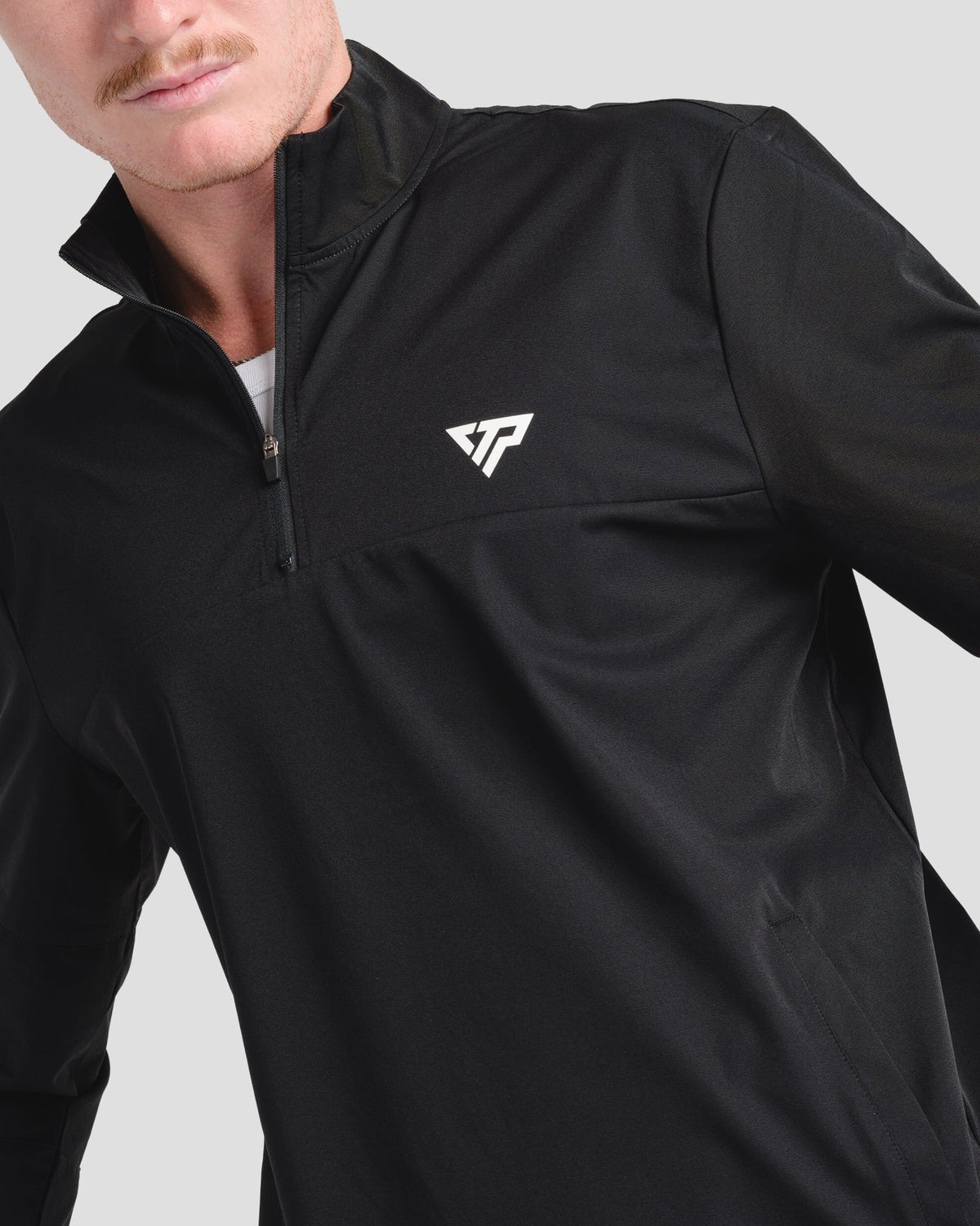 KTP STEALTH QUARTER - ZIP TOP - BLACK
