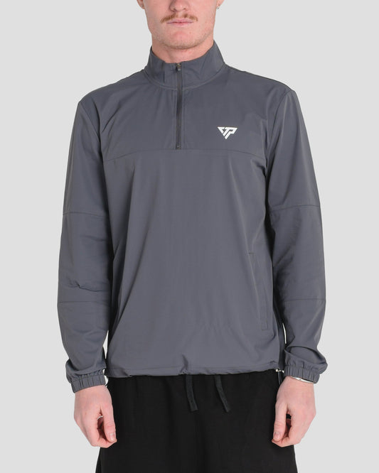 KTP STEALTH QUARTER - ZIP TOP - DARK GREY