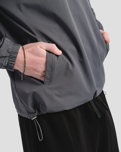 KTP STEALTH QUARTER - ZIP TOP - DARK GREY