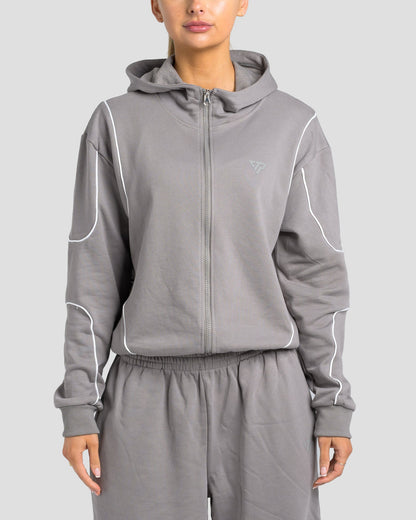 KTP SWEAT ZIP JACKET - GREY