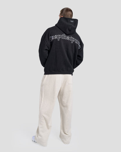 TONINO FULL ZIP JUMPER - BLACK