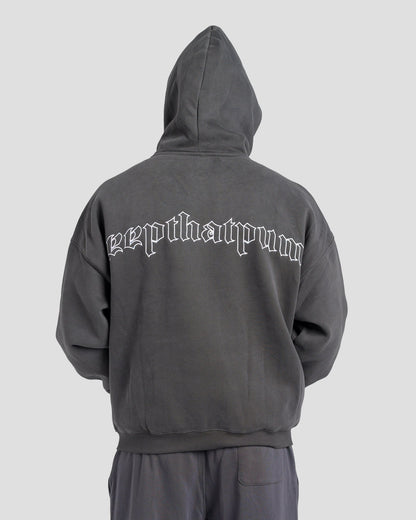 TONINO FULL ZIP JUMPER - CHARCOAL